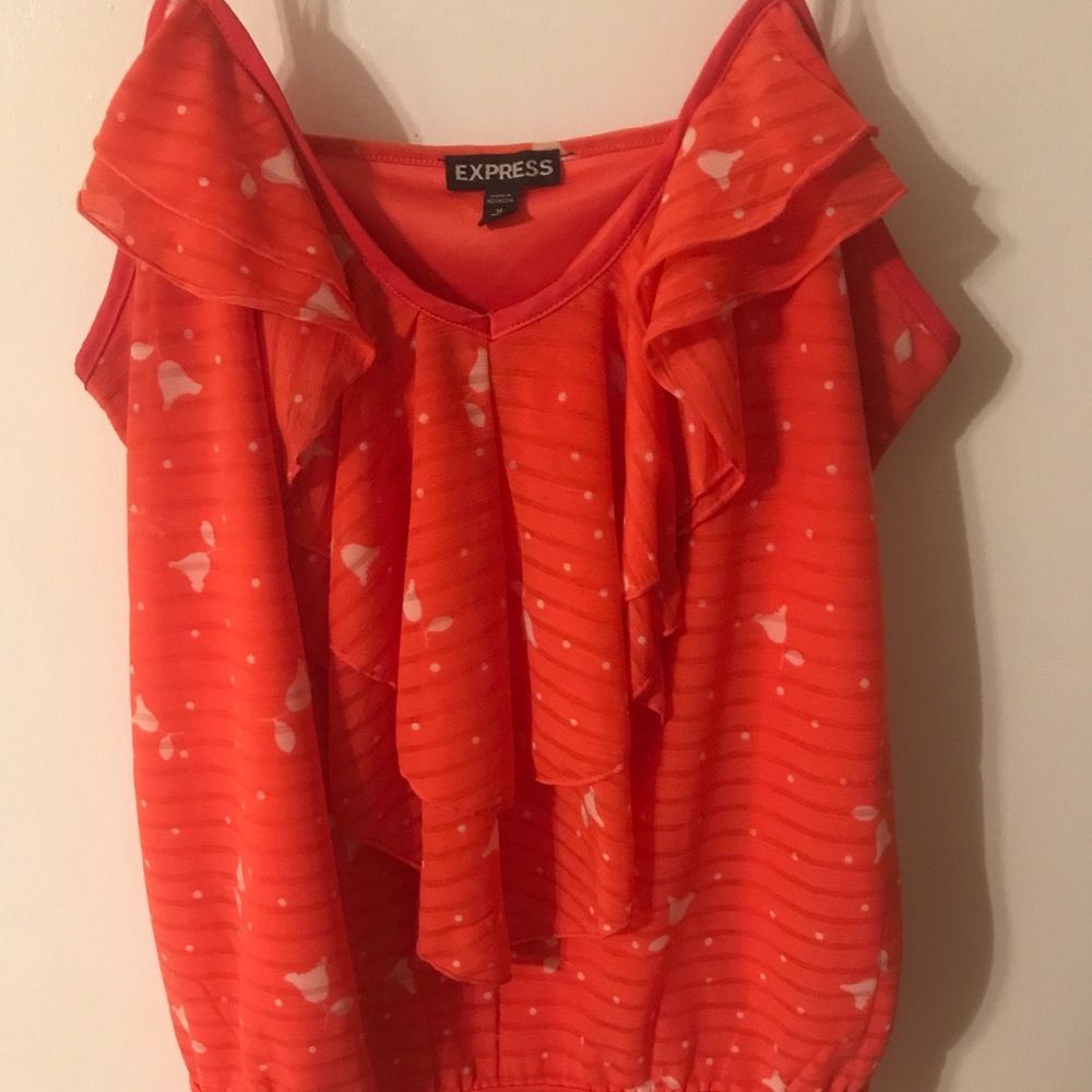 Ruffle Front Tank